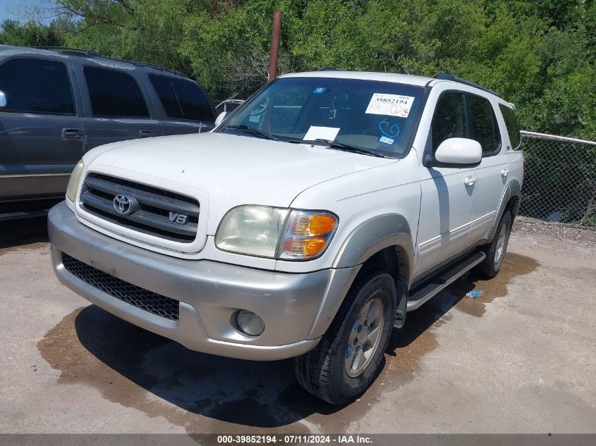 2004 Toyota Sequoia Sr5 V8 VIN: 5TDZT34A74S228244 Lot: 39852194