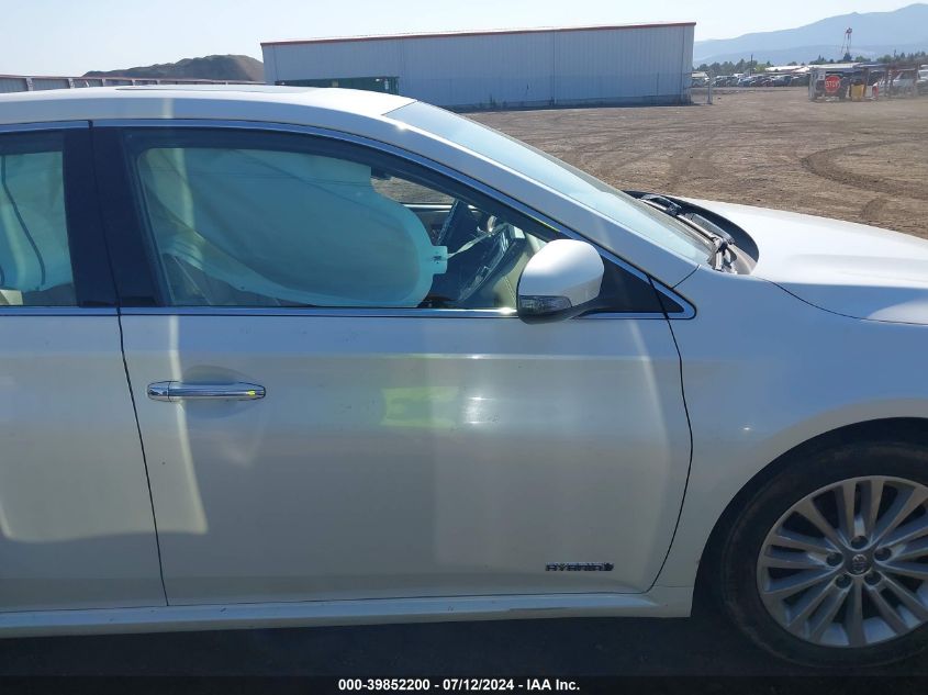 2014 Toyota Avalon Hybrid Limited VIN: 4T1BD1EB7EU020836 Lot: 39852200