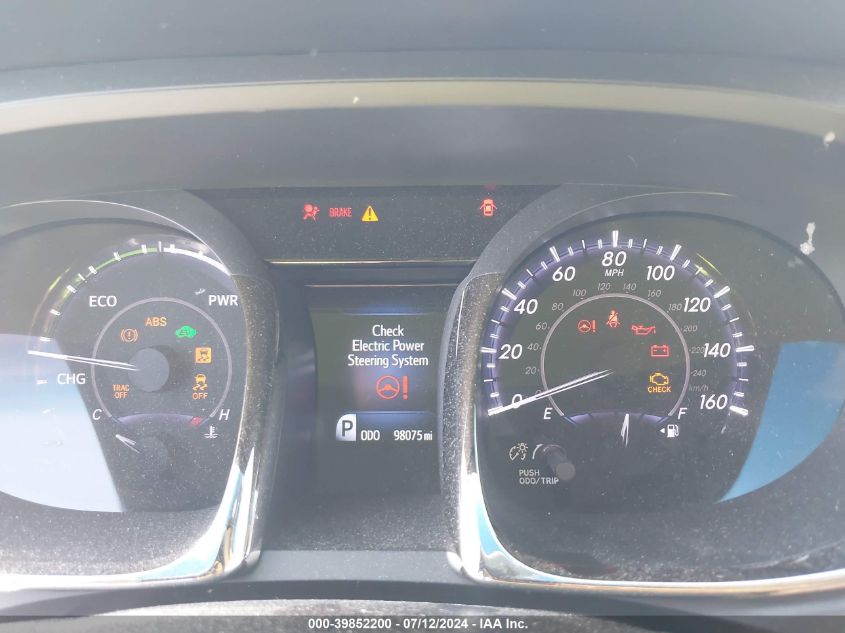 2014 Toyota Avalon Hybrid Limited VIN: 4T1BD1EB7EU020836 Lot: 39852200