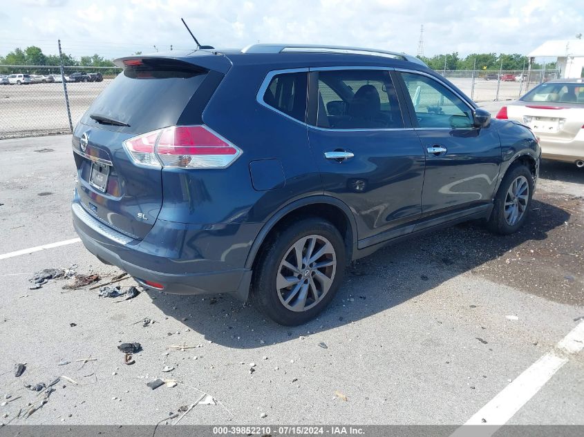 2016 Nissan Rogue Sl VIN: 5N1AT2MT1GC746053 Lot: 39852210