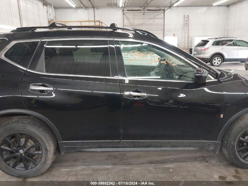 2017 Nissan Rogue Sv VIN: 5N1AT2MVXHC814613 Lot: 39852242