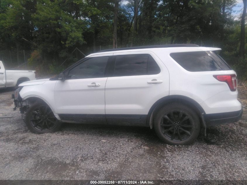 2018 Ford Explorer Xlt VIN: 1FM5K8D86JGA75658 Lot: 39852258