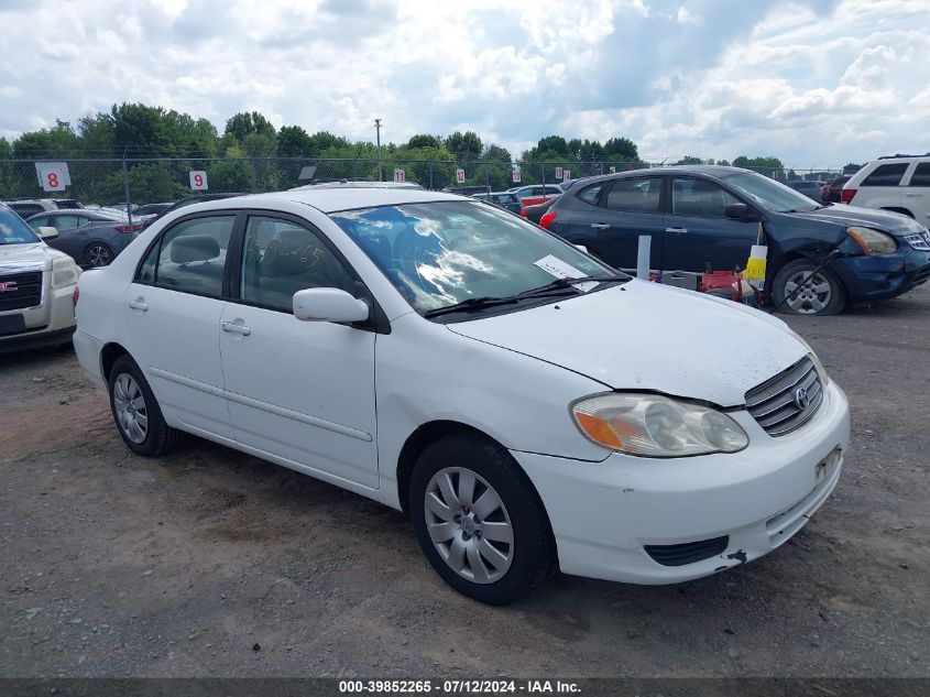 1NXBR32E43Z189754 | 2003 TOYOTA COROLLA