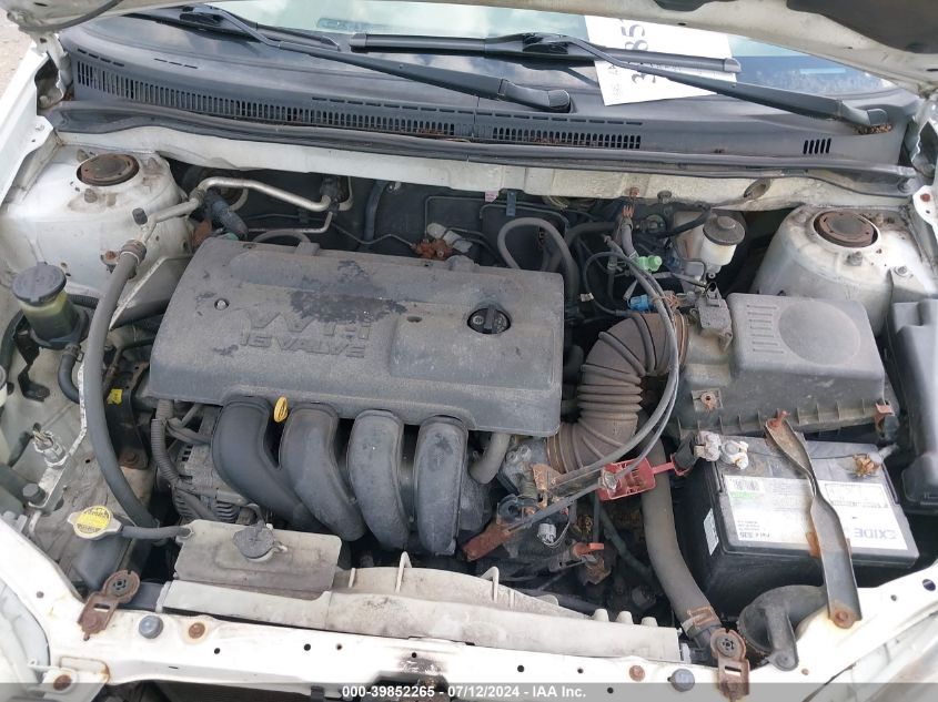 2003 Toyota Corolla Le VIN: 1NXBR32E43Z189754 Lot: 39852265