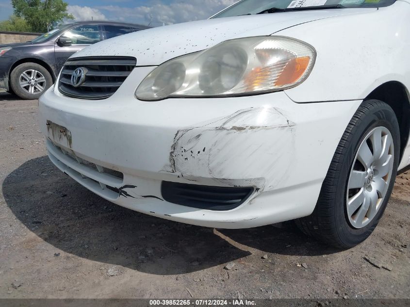 2003 Toyota Corolla Le VIN: 1NXBR32E43Z189754 Lot: 39852265