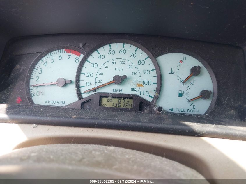 2003 Toyota Corolla Le VIN: 1NXBR32E43Z189754 Lot: 39852265