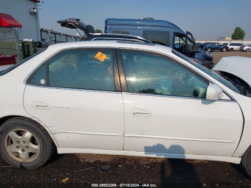 1999 Honda Accord Ex V6 VIN: 1HGCG1658XA007561 Lot: 39852269