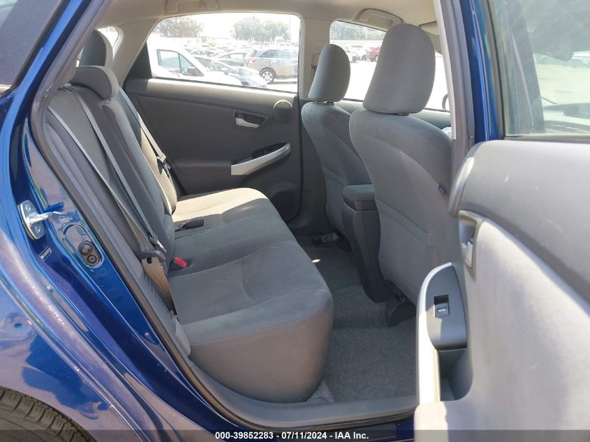 2011 Toyota Prius Three VIN: JTDKN3DUXB0314265 Lot: 39852283