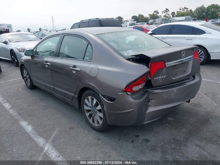 2009 Honda Civic Exl VIN: 2HGFA16999H511509 Lot: 39852290