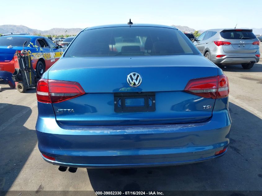 2016 Volkswagen Jetta Sedan 1.4T S W/Technology VIN: 3VW267AJ7GM308651 Lot: 39852330