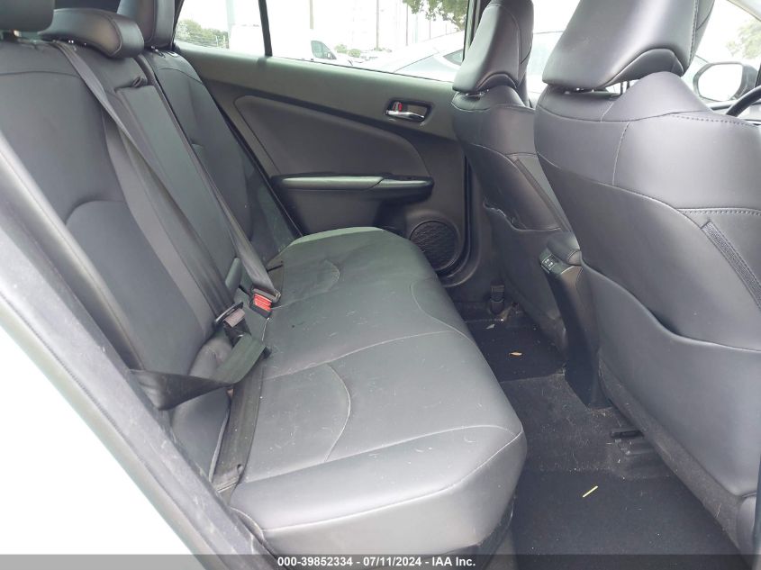 2020 Toyota Prius Xle VIN: JTDKARFU4L3117023 Lot: 39852334