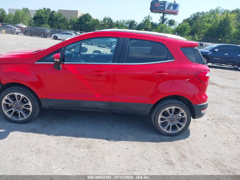 2020 Ford Ecosport Titanium VIN: MAJ6S3KL5LC363609 Lot: 39852353