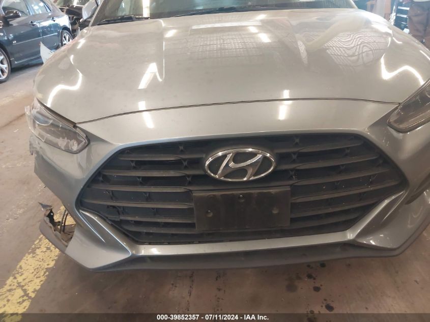 2019 Hyundai Veloster 2.0 VIN: KMHTG6AF6KU019769 Lot: 39852357