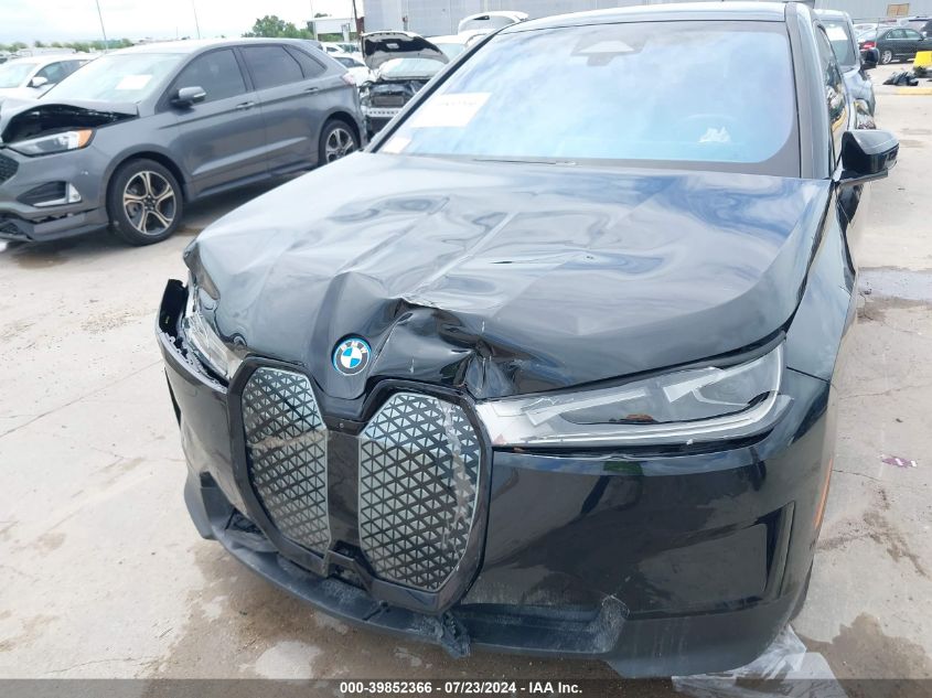 2022 BMW Ix xDrive50 VIN: WB523CF01NCJ58051 Lot: 39852366