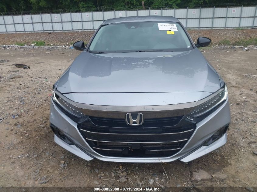 2021 Honda Accord Sport Special Edition VIN: 1HGCV1F46MA069033 Lot: 39852388