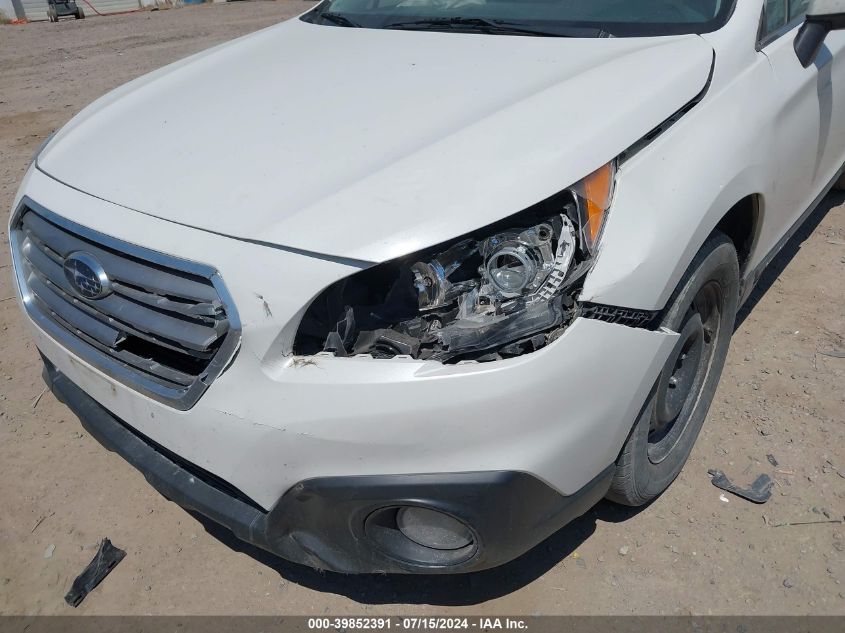 2015 Subaru Outback 2.5I Premium VIN: 4S4BSACCXF3226757 Lot: 39852391