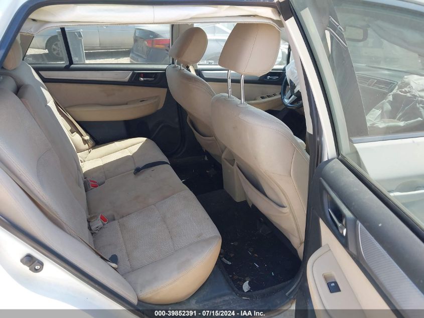 2015 Subaru Outback 2.5I Premium VIN: 4S4BSACCXF3226757 Lot: 39852391