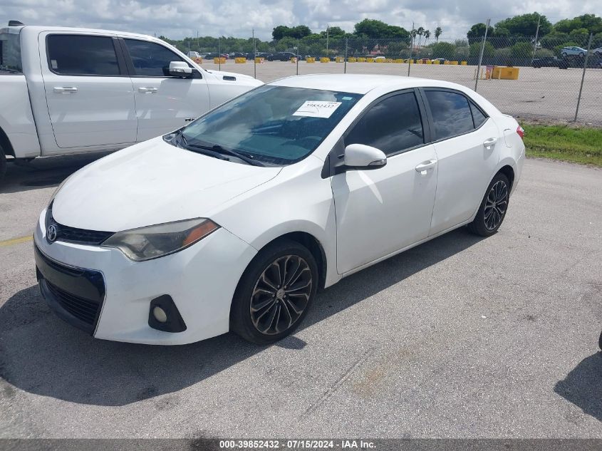 2014 Toyota Corolla S Plus VIN: 5YFBURHE1EP163819 Lot: 39852432