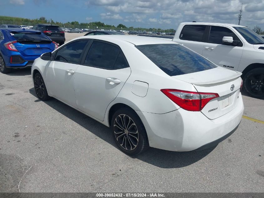 2014 Toyota Corolla S Plus VIN: 5YFBURHE1EP163819 Lot: 39852432