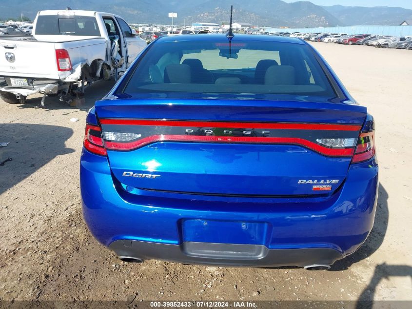 2013 DODGE DART RALLYE - 1C3CDFBH2DD176493