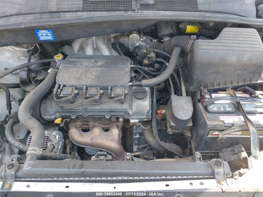 2000 Toyota Sienna Le VIN: 4T3ZF13C2YU281498 Lot: 39852449