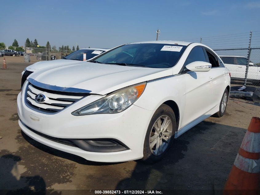 2014 Hyundai Sonata Gls VIN: 5NPEB4AC4EH867198 Lot: 39852473