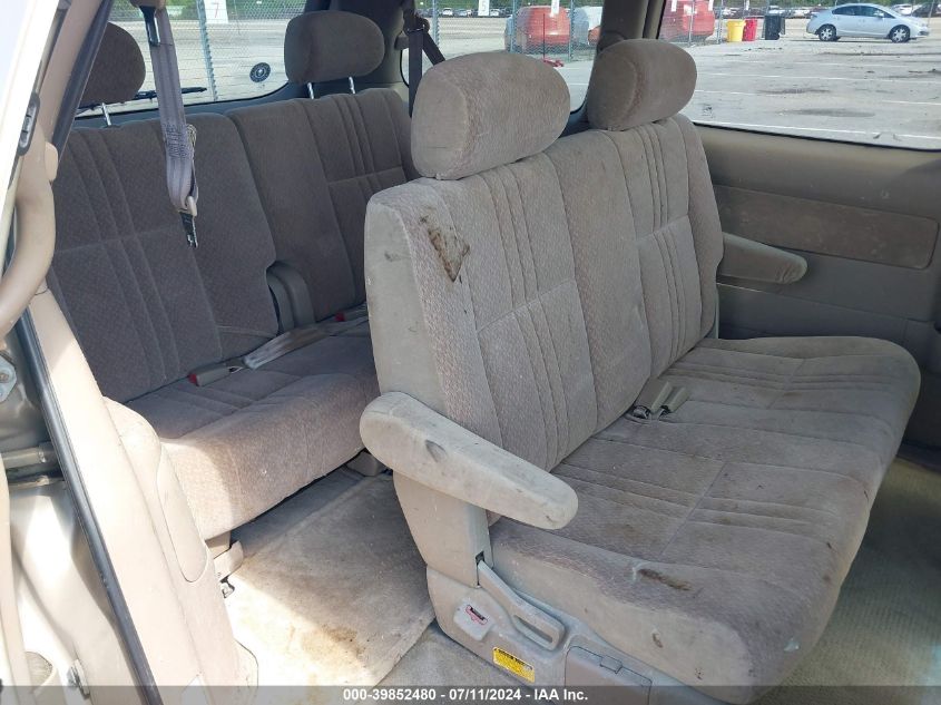 2001 Toyota Sienna Ce VIN: 4T3ZF19C11U327352 Lot: 39852480