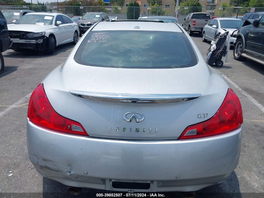 2011 Infiniti G37 Journey VIN: JN1CV6EK5BM212838 Lot: 39852507