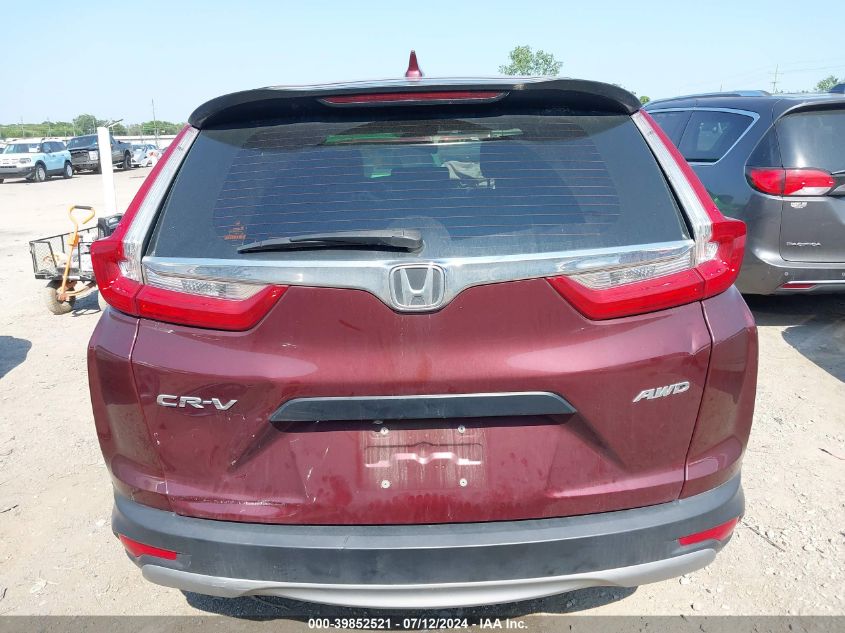 2018 Honda Cr-V Lx VIN: 2HKRW6H34JH231995 Lot: 39852521