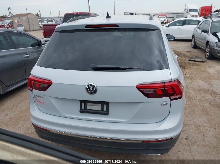 2018 Volkswagen Tiguan 2.0T Se/2.0T Sel VIN: 3VV3B7AXXJM180115 Lot: 39852555