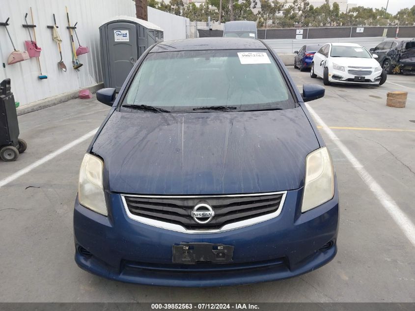 2012 Nissan Sentra 2.0 S VIN: 3N1AB6APXCL616652 Lot: 39852563