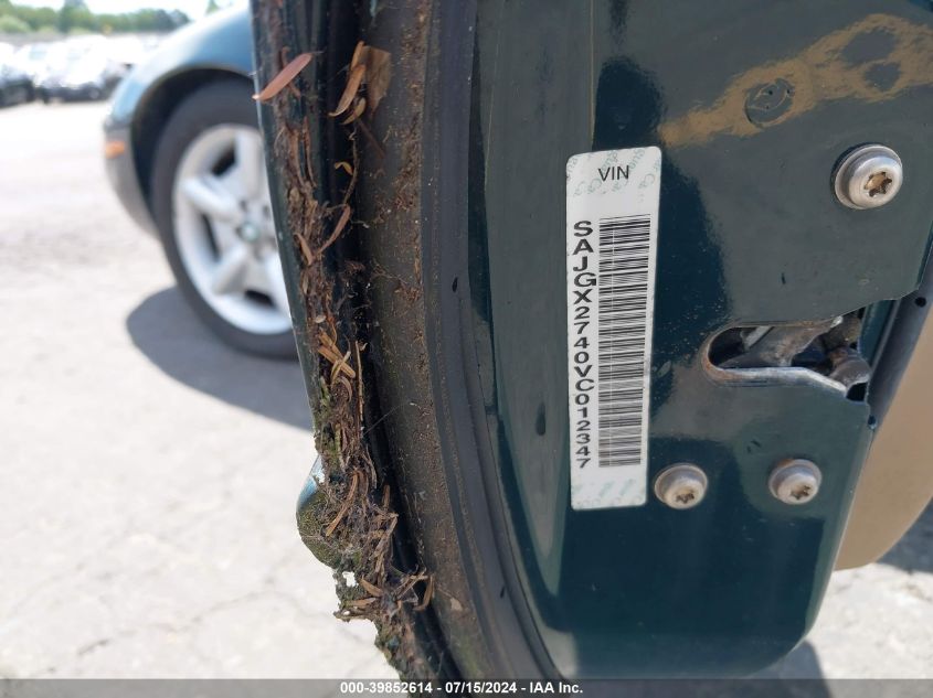 1997 Jaguar Xk8 VIN: SAJGX2740VC012347 Lot: 39852614