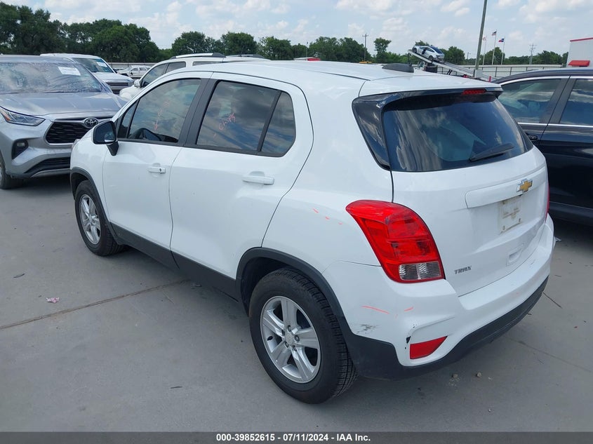 VIN 3GNCJKSB7JL263103 2018 CHEVROLET TRAX LS