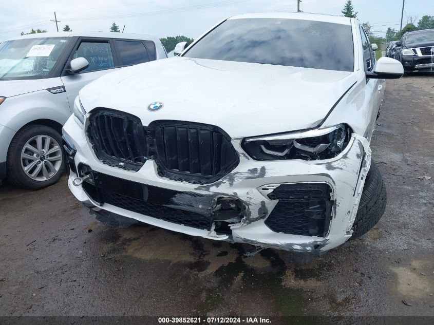 2023 BMW X6 xDrive40I VIN: 5UXCY6C00P9R02060 Lot: 39852621