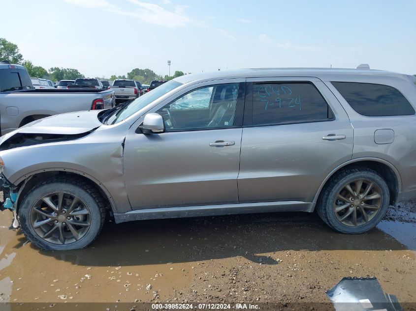 2014 Dodge Durango Limited VIN: 1C4RDJDG7EC599252 Lot: 39852624