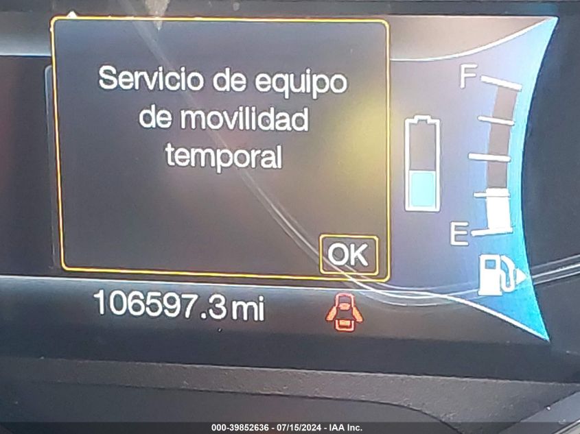 2015 Ford C-Max Hybrid Se VIN: 1FADP5AU8FL118998 Lot: 39852636