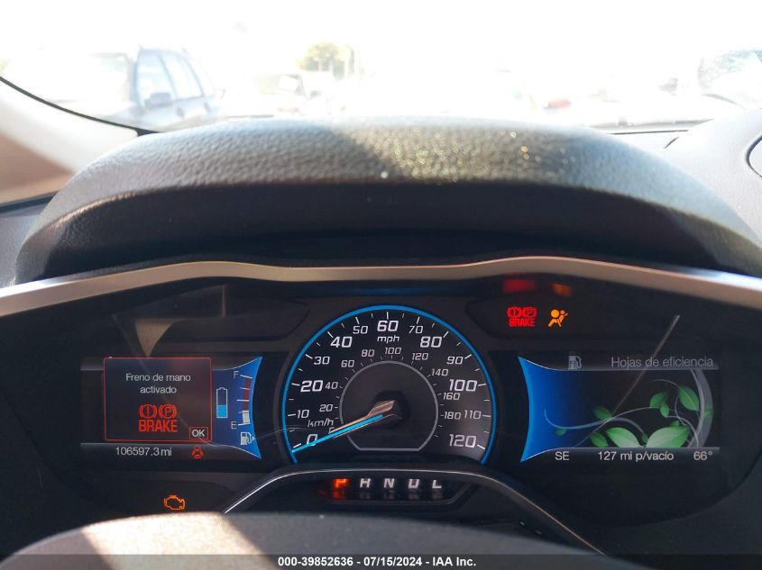 2015 Ford C-Max Hybrid Se VIN: 1FADP5AU8FL118998 Lot: 39852636