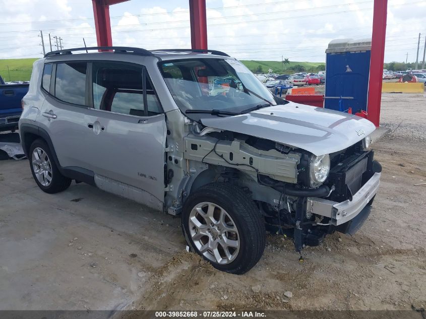 2018 Jeep Renegade Latitude Fwd VIN: ZACCJABB8JPJ67083 Lot: 39852668