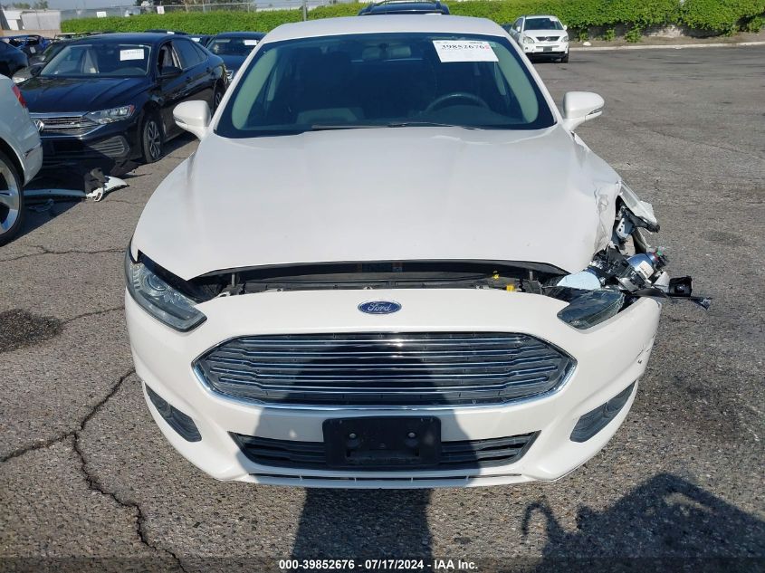 2013 Ford Fusion Hybrid Se VIN: 3FA6P0LU4DR362574 Lot: 39852676
