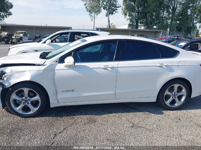 2013 Ford Fusion Hybrid Se VIN: 3FA6P0LU4DR362574 Lot: 39852676