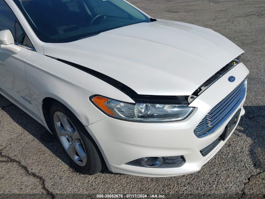 2013 Ford Fusion Hybrid Se VIN: 3FA6P0LU4DR362574 Lot: 39852676