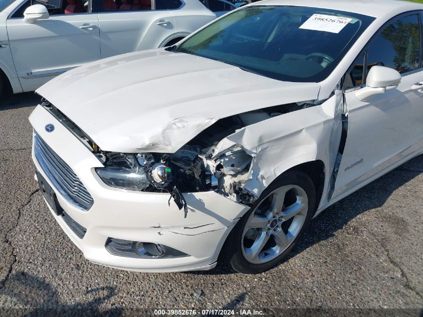 2013 Ford Fusion Hybrid Se VIN: 3FA6P0LU4DR362574 Lot: 39852676