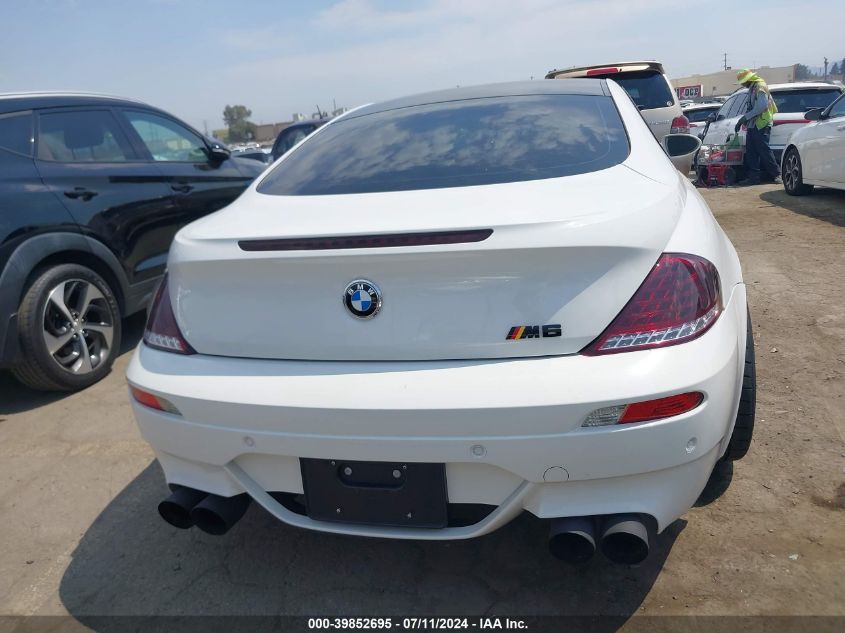 2008 BMW M6 VIN: WBSEH93598CY24656 Lot: 39852695