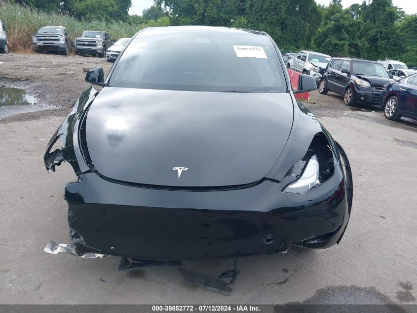 2021 Tesla Model Y Long Range Dual Motor All-Wheel Drive VIN: 5YJYGDEE7MF299049 Lot: 39852772