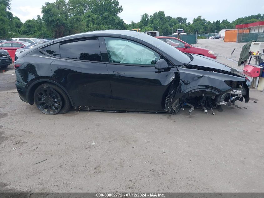 2021 Tesla Model Y Long Range Dual Motor All-Wheel Drive VIN: 5YJYGDEE7MF299049 Lot: 39852772