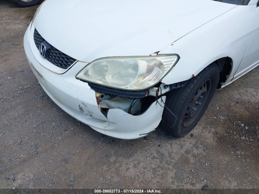 2004 Honda Civic Vp VIN: 1HGEM22184L079001 Lot: 39852773