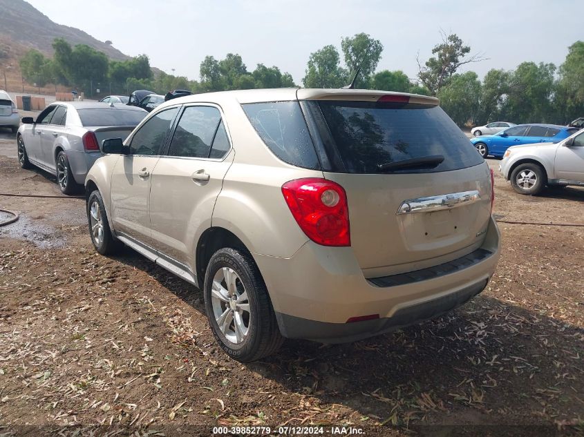 2GNALBEK3C1165459 2012 Chevrolet Equinox Ls