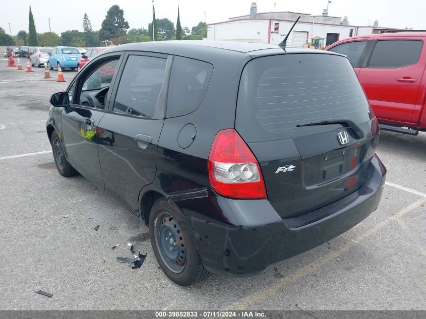 2008 Honda Fit VIN: JHMGD37438S028709 Lot: 39852833