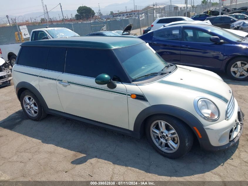 2013 Mini Clubman Cooper VIN: WMWZF3C53DT489672 Lot: 39852838