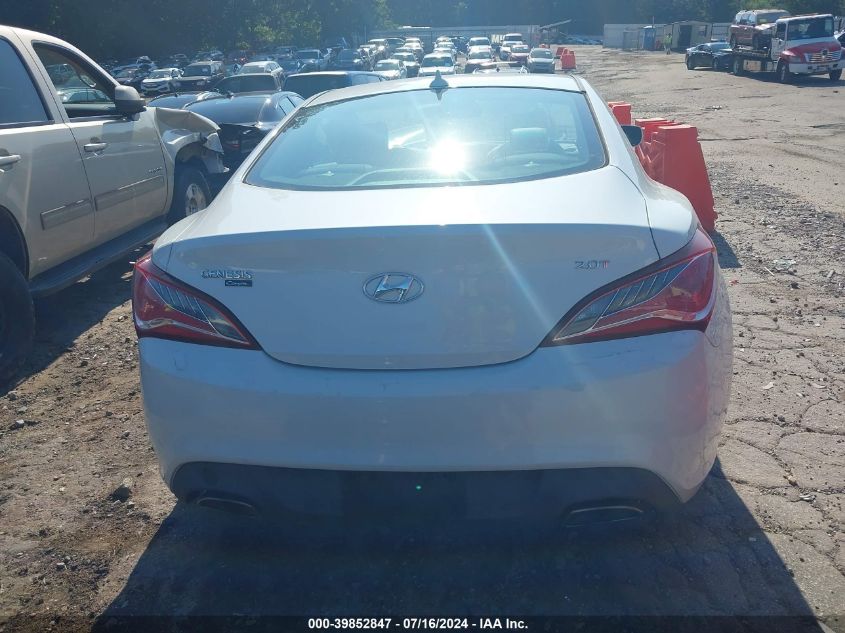 2013 Hyundai Genesis 2.0T Premium VIN: KMHHT6KD3DU090445 Lot: 39852847